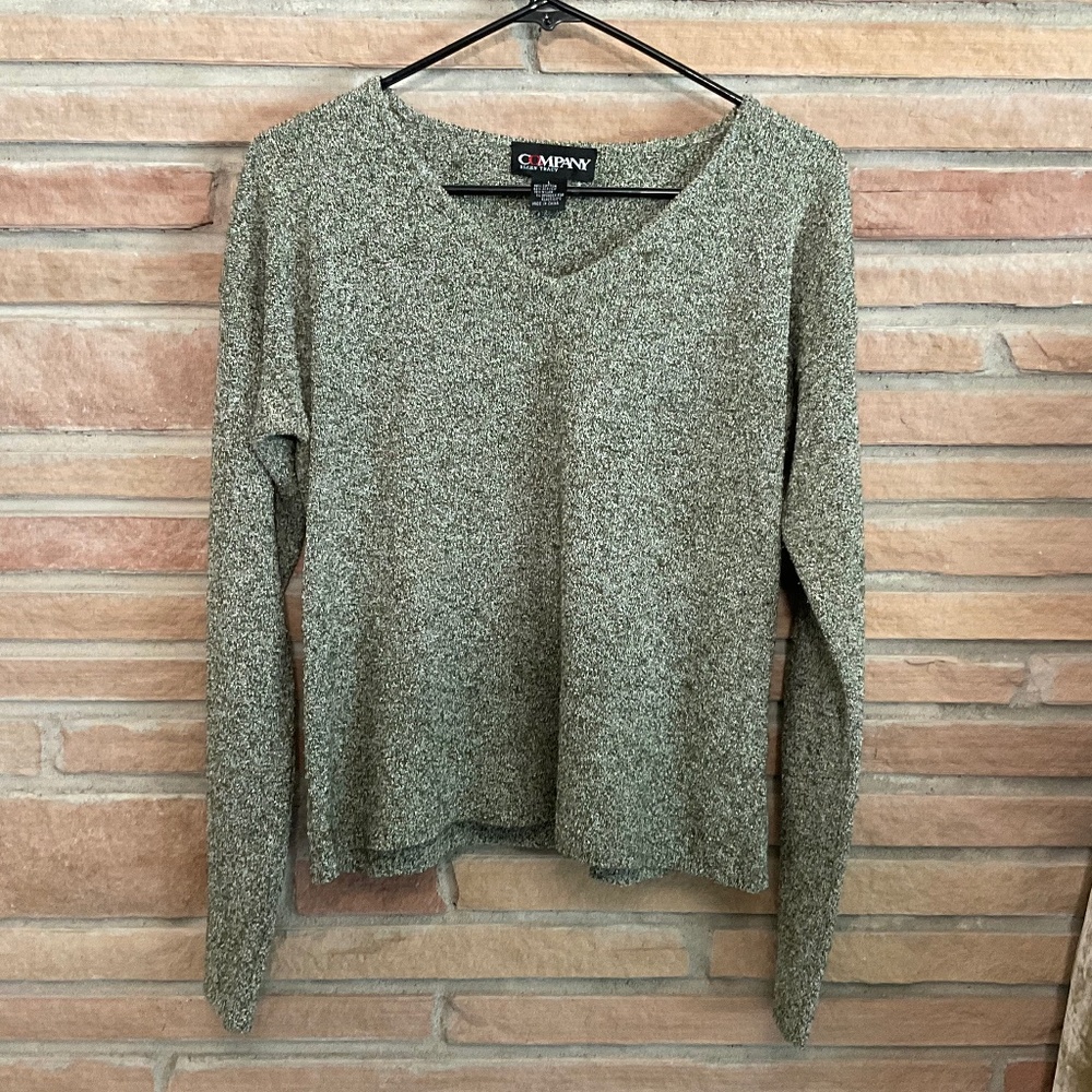 Green Marled Sweater